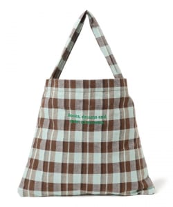 【別注】beej × Ray BEAMS / Check Woven OS Bag