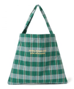 【別注】beej × Ray BEAMS / Check Woven OS Bag