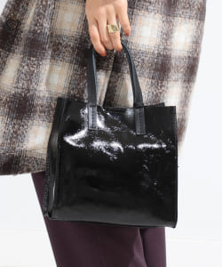 LAURA DI MAGGIO × Ray BEAMS / 別注 エナメル ミニ トートバッグ