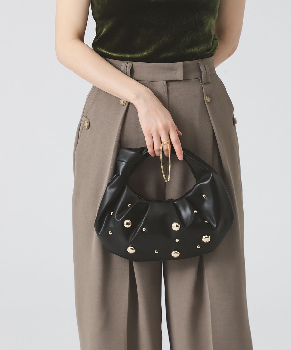 RBS アールビーエス / モチーフ ミニ バッグ バッグ WOMEN BLACK ONE SIZE RBS アールビーエス / モチーフ ミニ バッグ バッグ WOMEN BLACK ONE SIZE