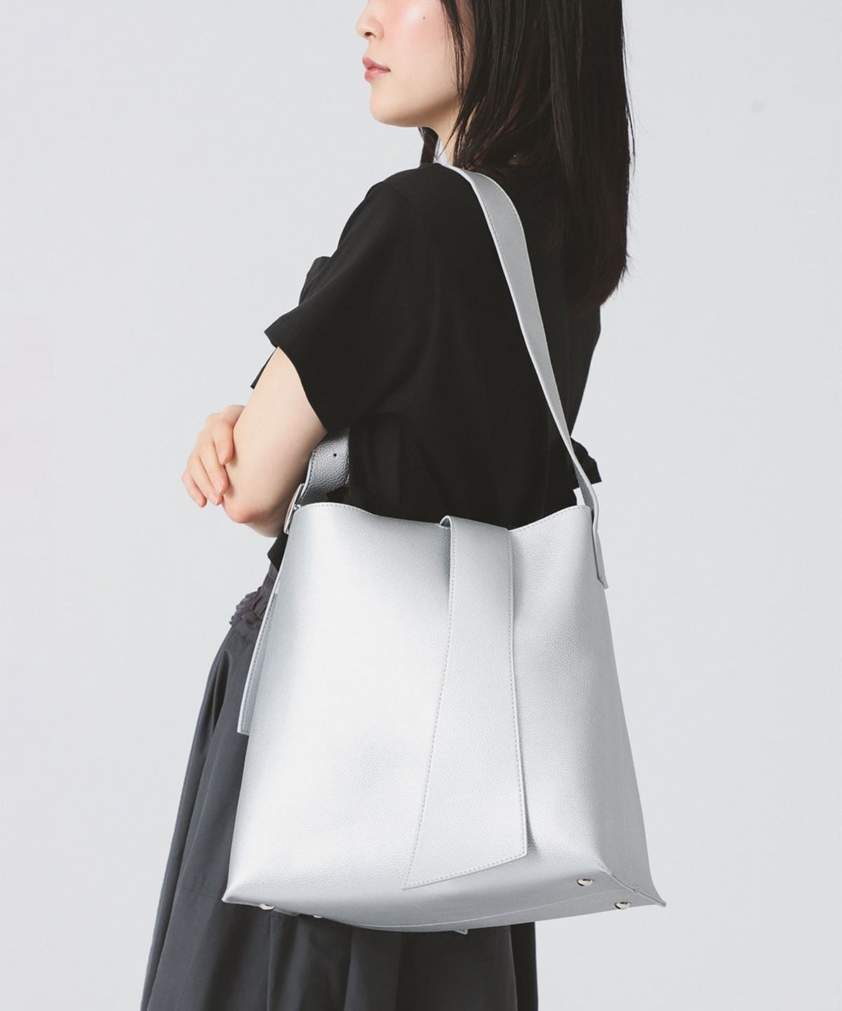 RBS アールビーエス / ノット ショルダー バッグ バッグ WOMEN SILVER ONE SIZE RBS アールビーエス / ノット ショルダー バッグ バッグ WOMEN SILVER ONE SIZE
