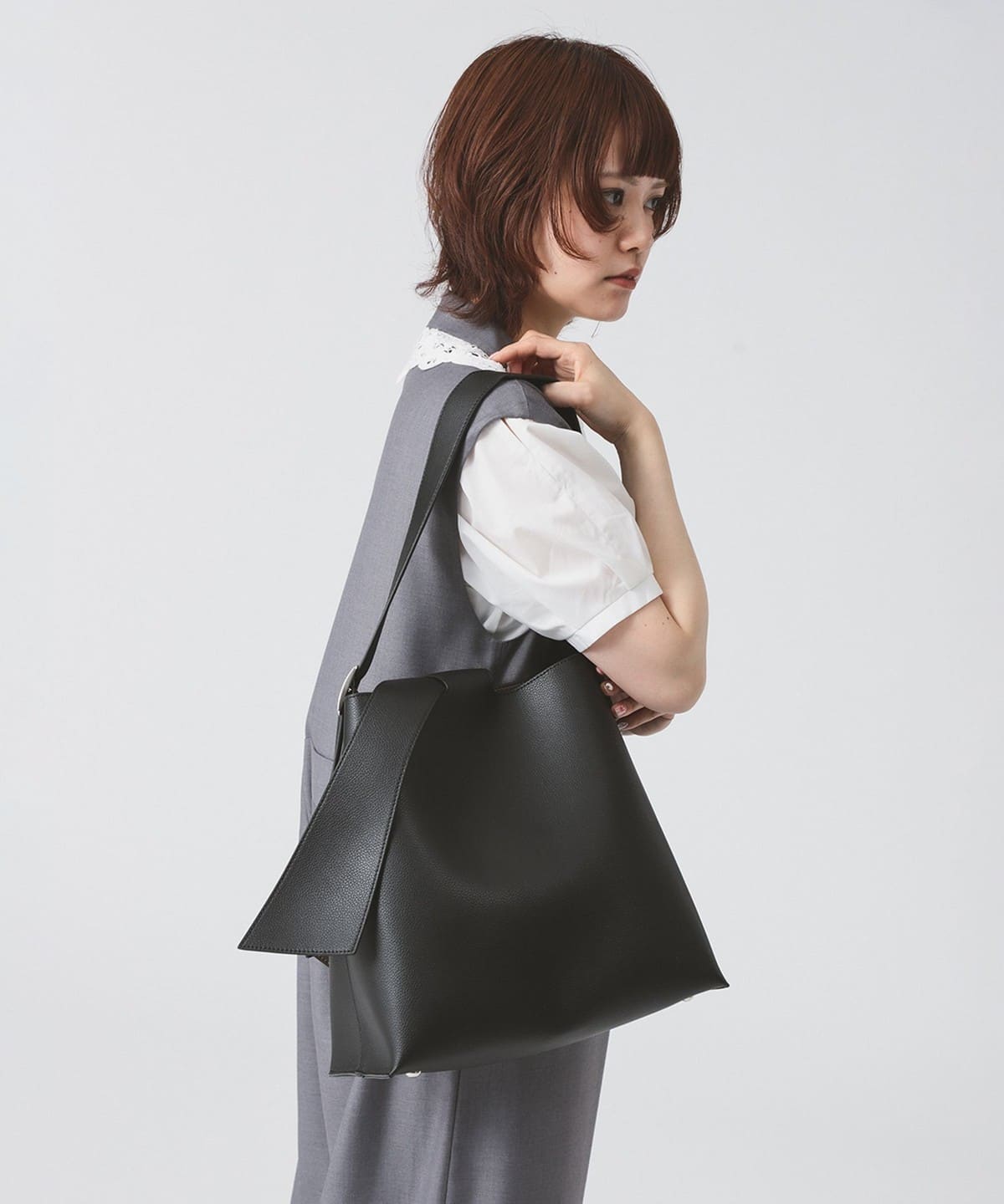 RBS アールビーエス / ノット ショルダー バッグ バッグ WOMEN BLACK ONE SIZE RBS アールビーエス / ノット ショルダー バッグ バッグ WOMEN BLACK ONE SIZE