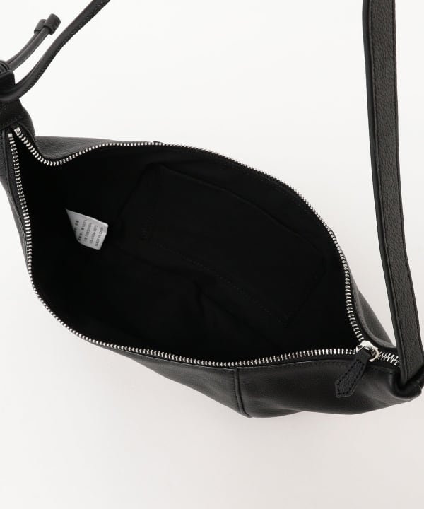 REYLEM ブラック バッグ green label relaxing トートバッグ シボ レザーライク ジップ