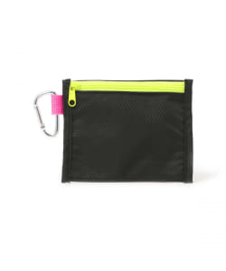 Ray BEAMS / ダブル ジップ カラビナ ポーチ