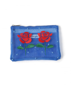 【別注】Casselini / チュール 刺繍 ポーチ