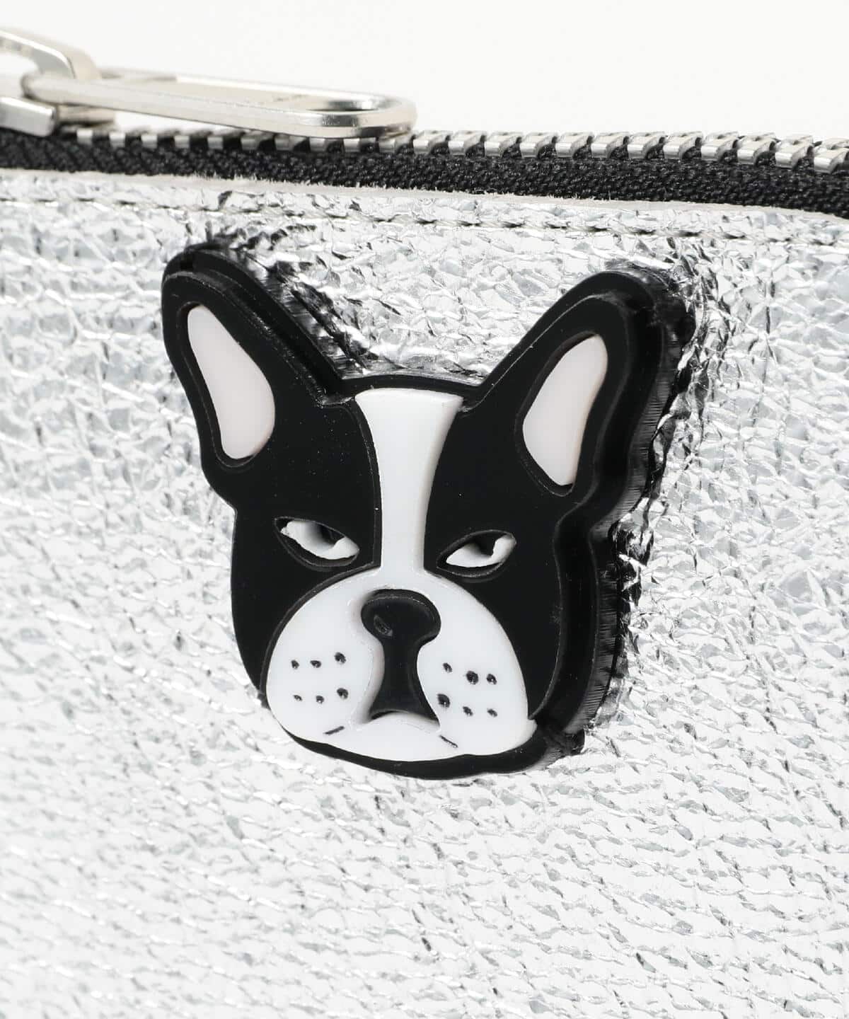 [美品]guriguri がま口bag guriguri / チワワ チェック がま口 バッグ