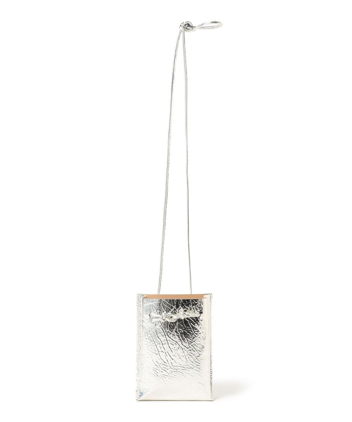 MARROW マロウ / METALLIC STRING POUCH 財布・小物 WOMEN SILVER ONE SIZE MARROW マロウ / METALLIC STRING POUCH 財布・小物 WOMEN SILVER ONE SIZE