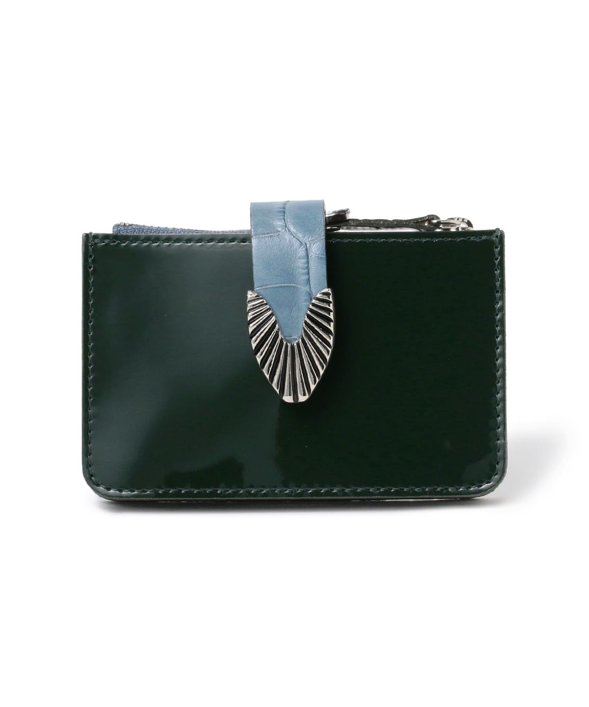 TOGA TOO / LEATHER WALLET SMALL 財布・小物 WOMEN 10 GREEN ONE SIZE TOGA TOO / LEATHER WALLET SMALL 財布・小物 WOMEN 10 GREEN ONE SIZE