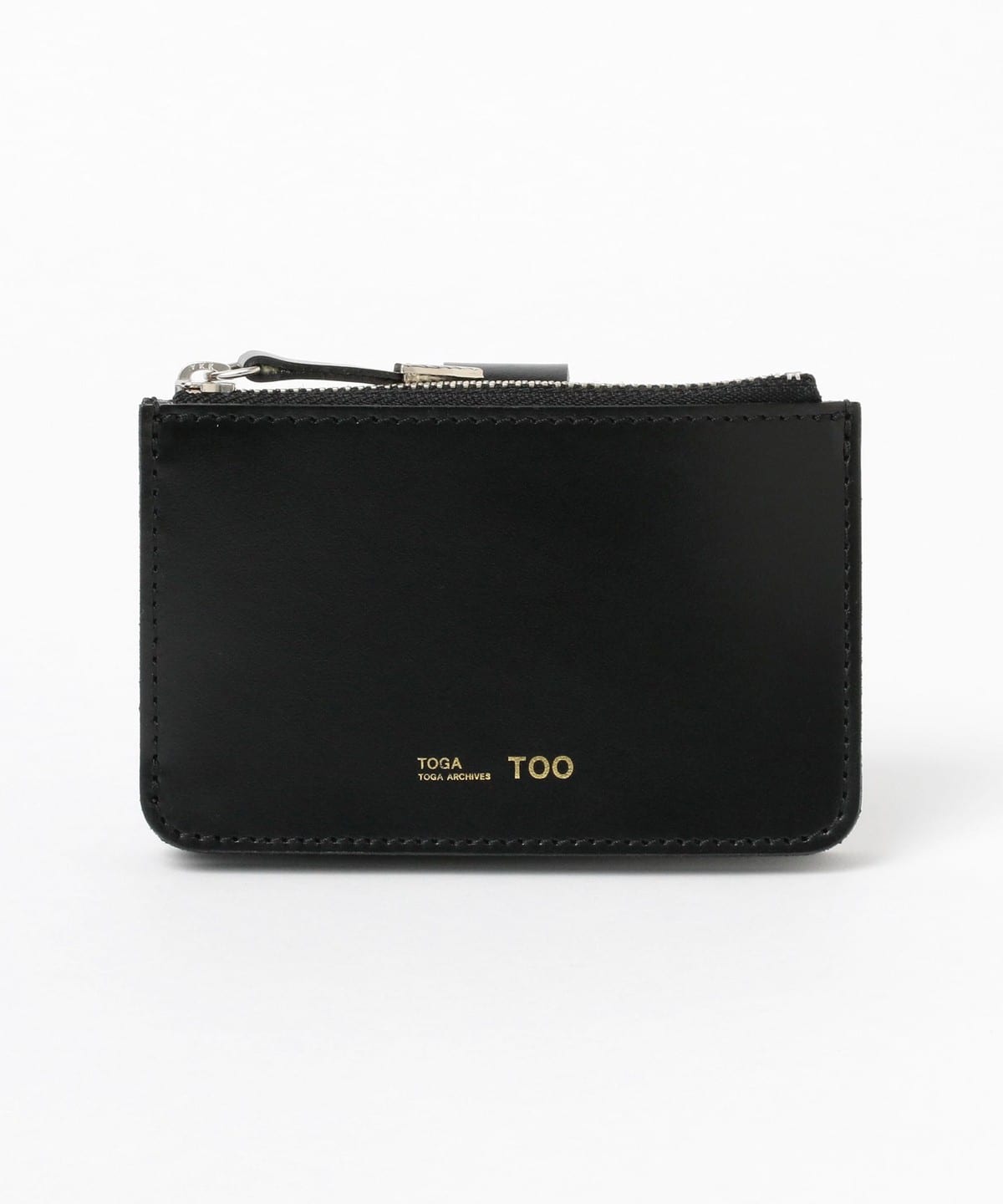 TOGA TOO レザーウォレットスモール ブラック TOGA TOO 財布 「TOGA TOO/トーガトゥー」Leather wallet small