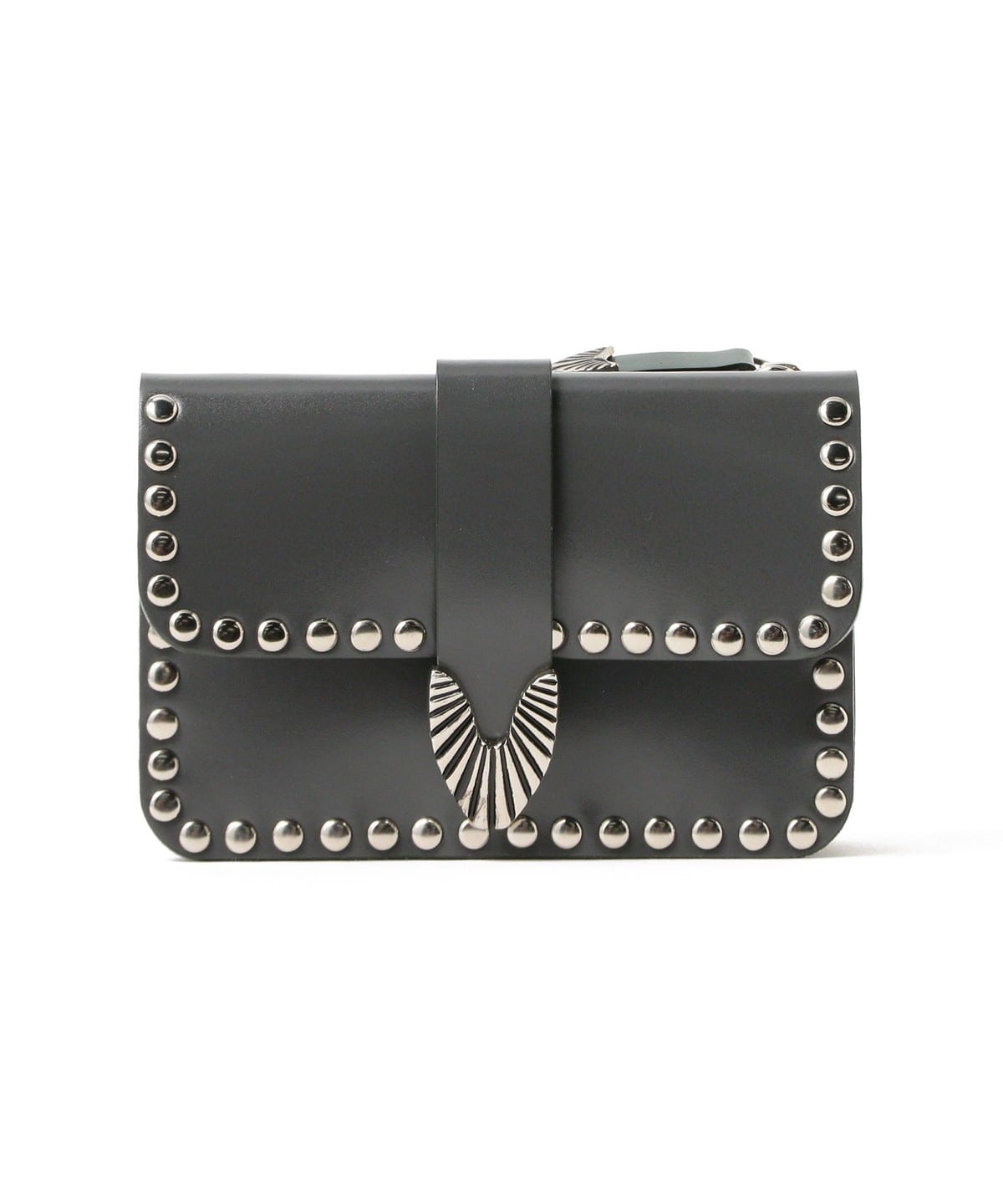 TOGA TOO / CHAIN LEATHER WALLET 財布・小物 WOMEN 24 GRAY ONE SIZE TOGA TOO / CHAIN LEATHER WALLET 財布・小物 WOMEN 24 GRAY ONE SIZE
