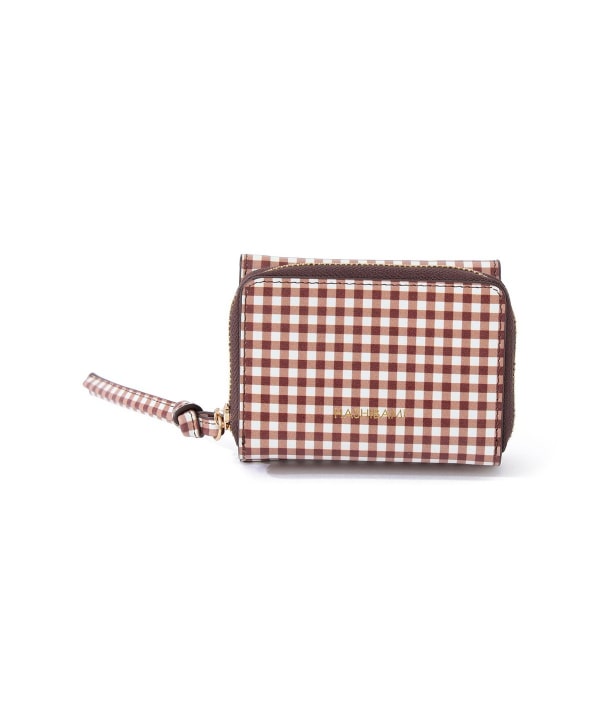 【+10%ポイントUP】【WEB限定】Hashibami / ギンガムチェック ウォレット