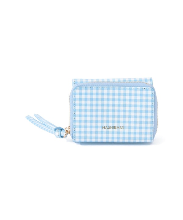 【+10%ポイントUP】【WEB限定】Hashibami / ギンガムチェック ウォレット