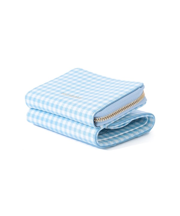 【+10%ポイントUP】【WEB限定】Hashibami / ギンガムチェック ウォレット