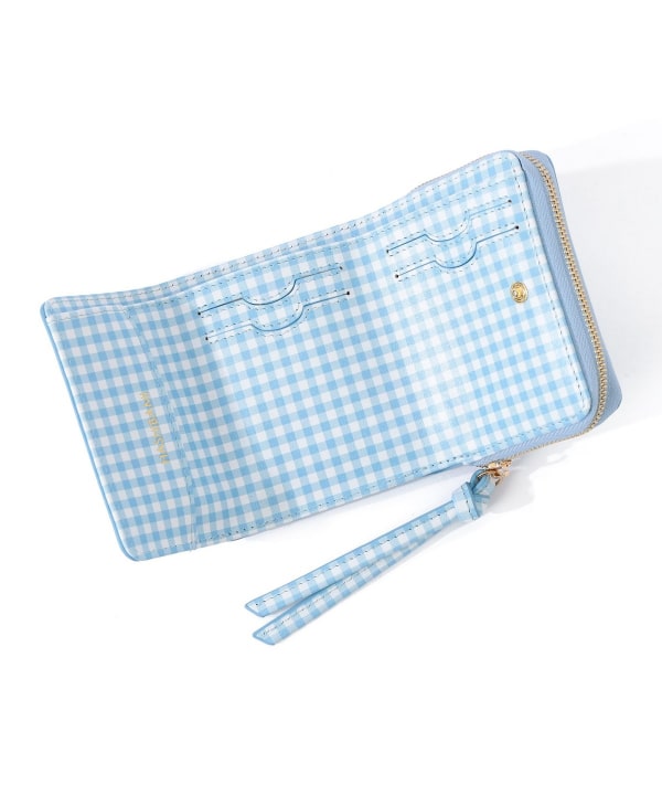 【+10%ポイントUP】【WEB限定】Hashibami / ギンガムチェック ウォレット