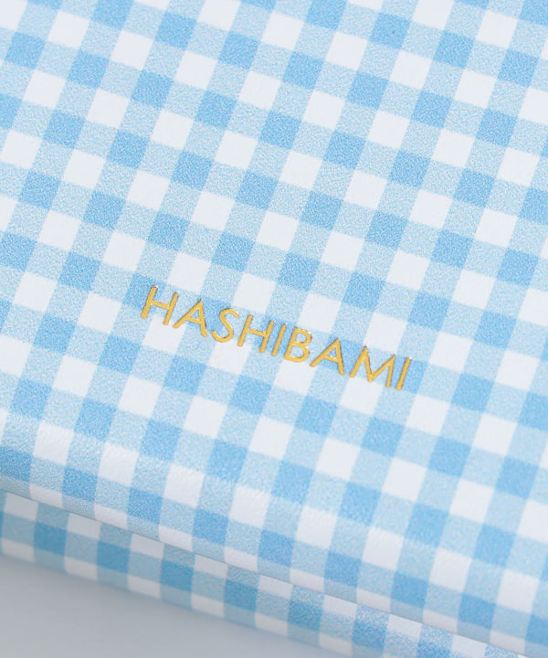 【+10%ポイントUP】【WEB限定】Hashibami / ギンガムチェック ウォレット