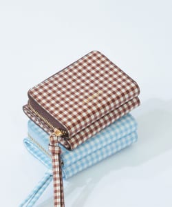 【+10%ポイントUP】【WEB限定】Hashibami / ギンガムチェック ウォレット