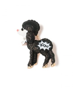 ▲guriguri / プードル ブローチ