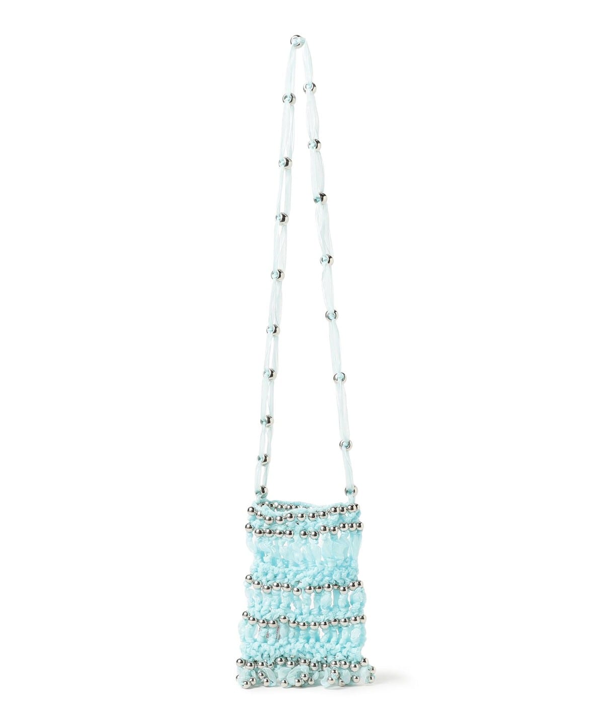 【別注】Casselini キャセリーニ / チュール ビーズ ミニ ショルダー バッグ WOMEN LLIGHT. BLUE ONE SIZE 【別注】Casselini キャセリーニ / チュール ビーズ ミニ ショルダー バッグ WOMEN LLIGHT. BLUE ONE SIZE