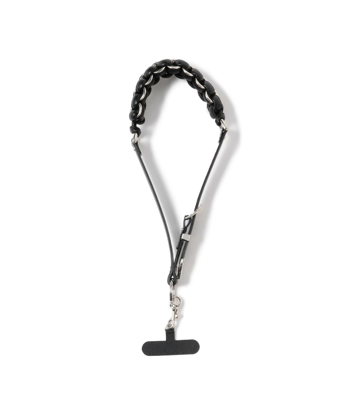 TOGA TOO / LEATHER BRAID PHONE HANDLE STRAP 財布・小物 WOMEN 26 BLACK ONE SIZE TOGA TOO / LEATHER BRAID PHONE HANDLE STRAP 財布・小物 WOMEN 26 BLACK ONE SIZE