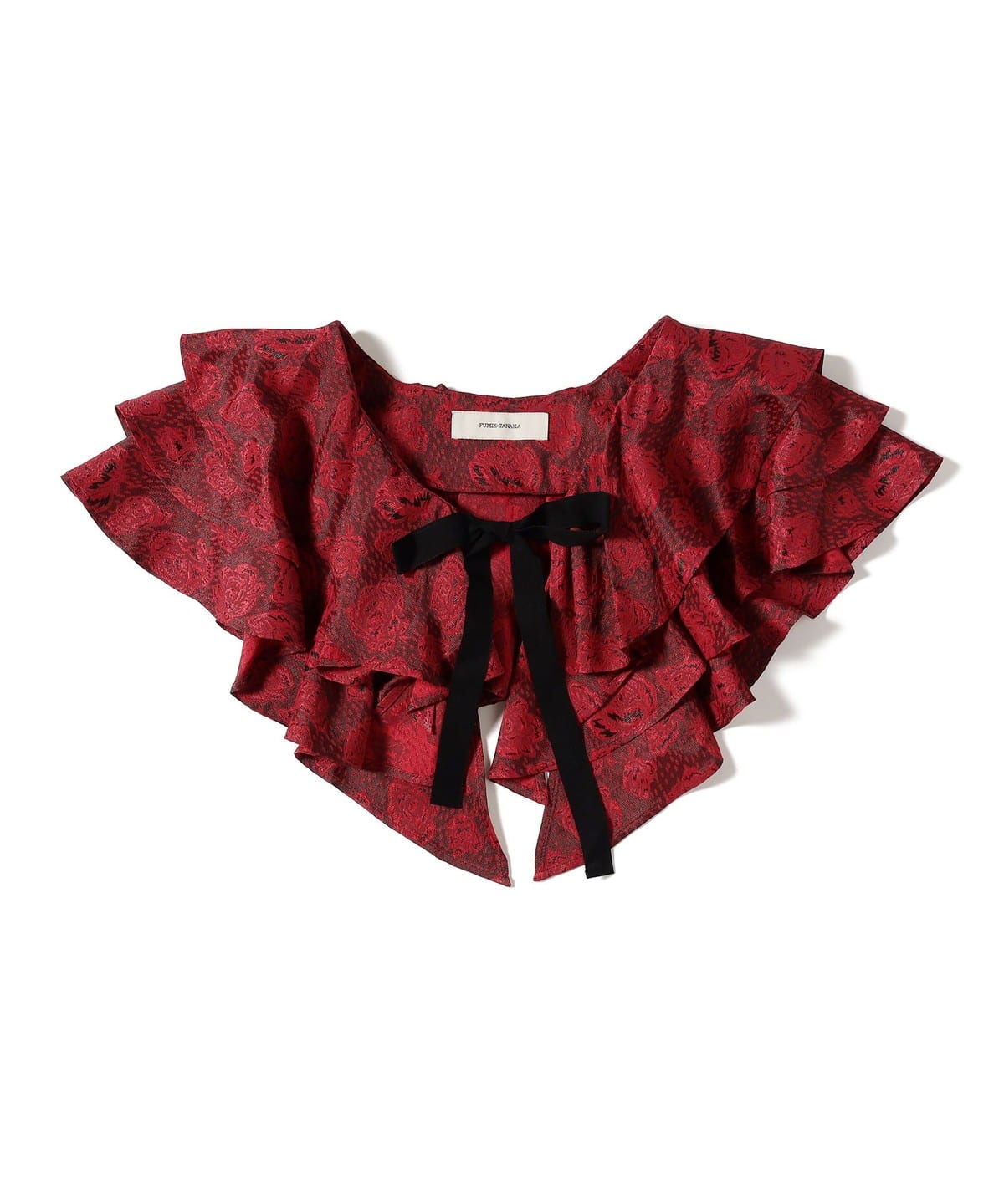 FUMIE=TANAKA / フラワー フリル ネック 財布・小物 WOMEN RED ONE SIZE FUMIE=TANAKA / フラワー フリル ネック 財布・小物 WOMEN RED ONE SIZE