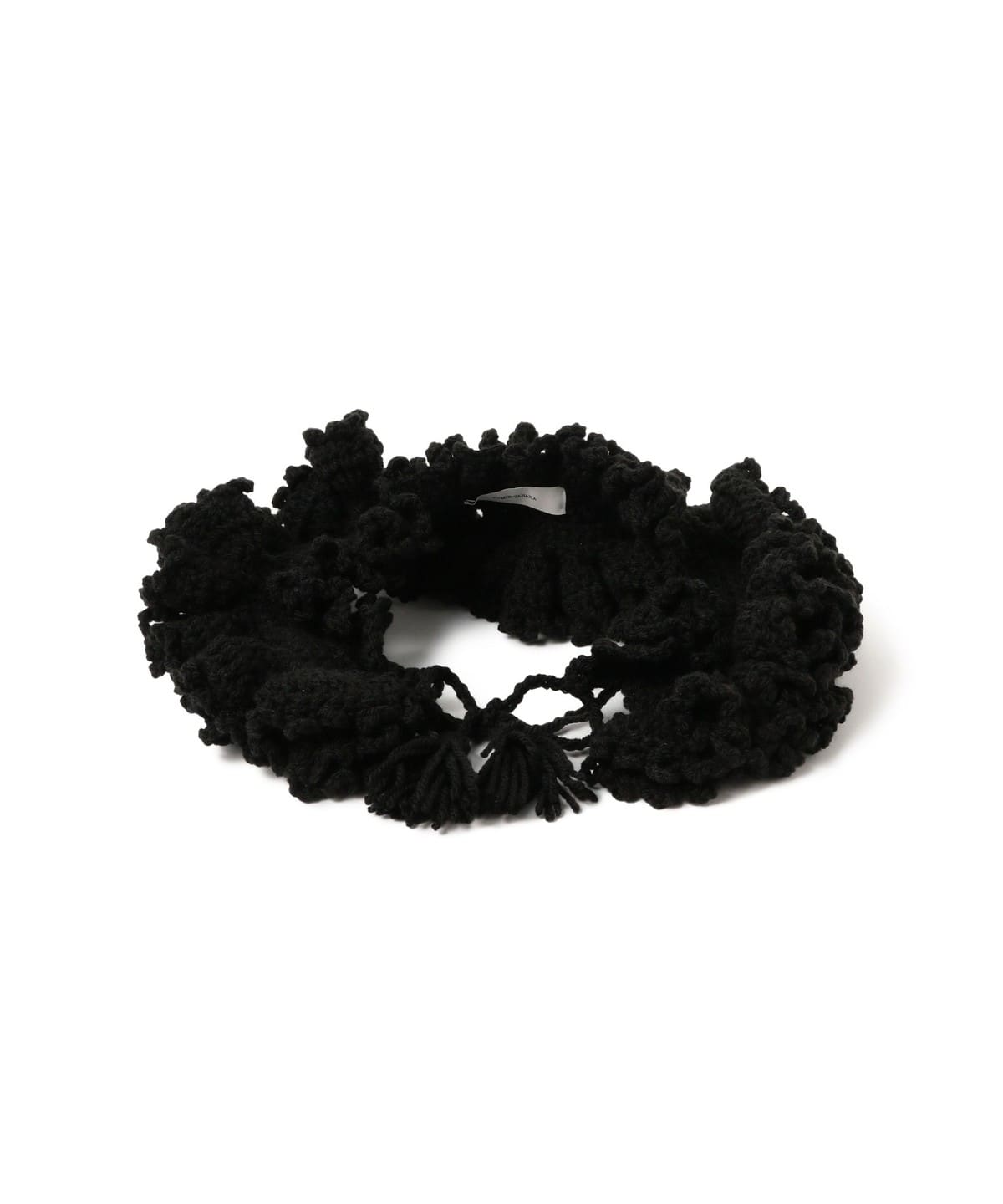 FUMIE=TANAKA フミエ タナカ / Knit Frill Neck 財布・小物 WOMEN BLACK ONE SIZE FUMIE=TANAKA フミエ タナカ / Knit Frill Neck 財布・小物 WOMEN BLACK ONE SIZE