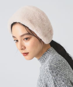 フェイクファー イヤーマフ 25AW