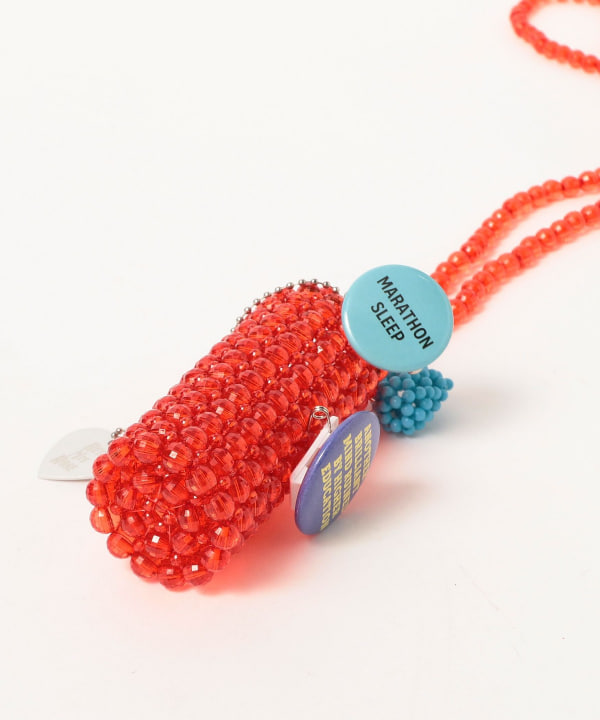HEY！Mrs ROSE / Beads Lip Necklace