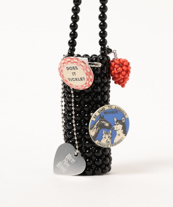HEY！Mrs ROSE / Beads Lip Necklace