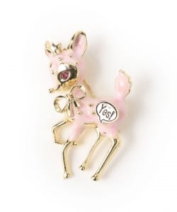 guriguri / Deer ブローチ