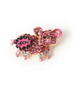 guriguri / ピッグ ブローチ