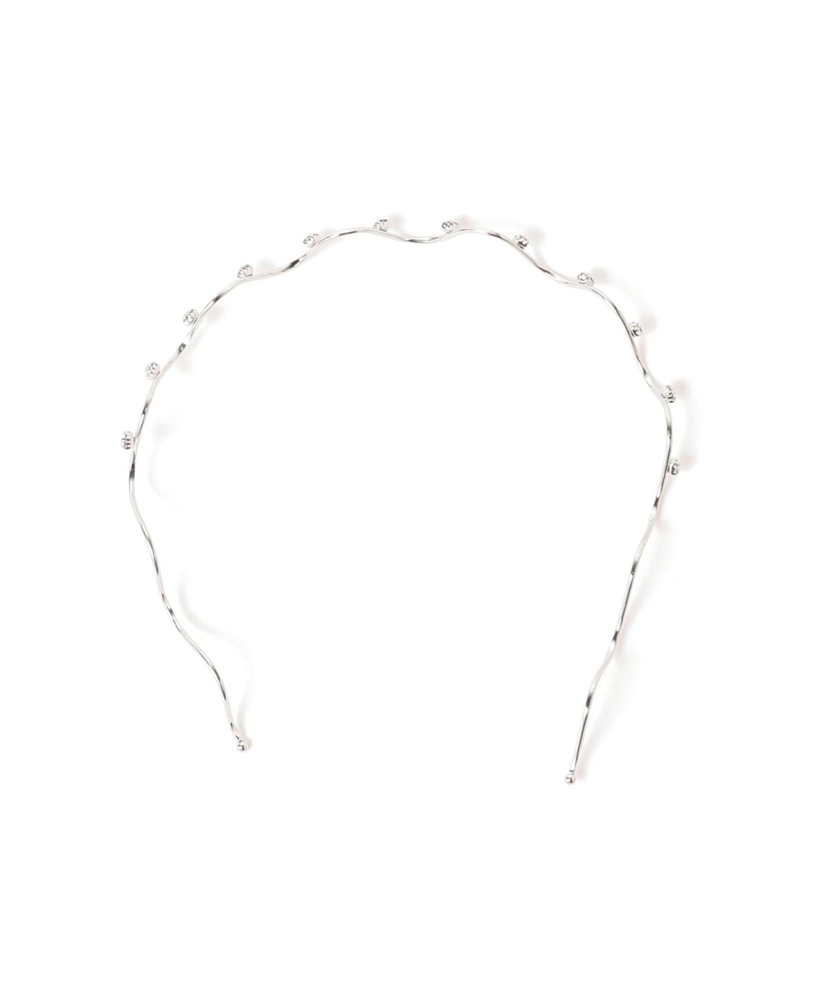 ○SCHO / Ariel Metal Crystal Hairband ヘアアクセサリー WOMEN SILVER ONE SIZE ○SCHO / Ariel Metal Crystal Hairband ヘアアクセサリー WOMEN SILVER ONE SIZE
