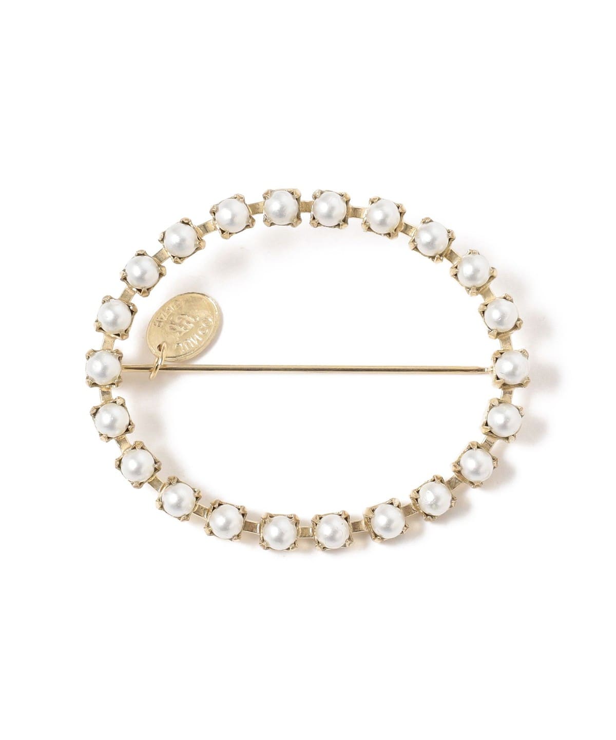 Ray BEAMS（レイ ビームス）Junco Paris / Circle Pearl Brooch