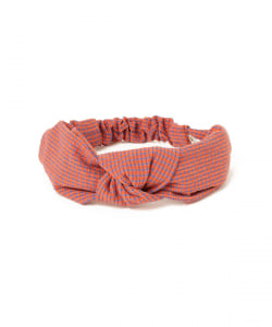 Ray BEAMS / チェックリボン ヘアバンド