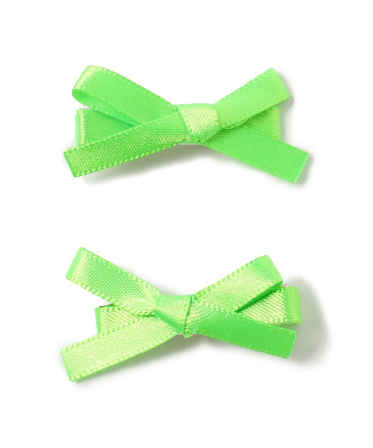 ネオンカラー リボン クリップ ヘアアクセサリー WOMEN Lt. GREEN ONE SIZE ネオンカラー リボン クリップ ヘアアクセサリー WOMEN Lt. GREEN ONE SIZE