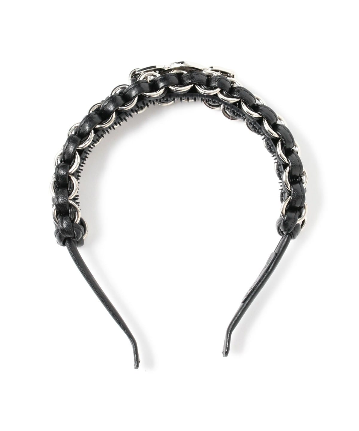TOGA TOO / LEATHER BRAID HEADBAND ヘアアクセサリー WOMEN 26 BLACK ONE SIZE TOGA TOO / LEATHER BRAID HEADBAND ヘアアクセサリー WOMEN 26 BLACK ONE SIZE