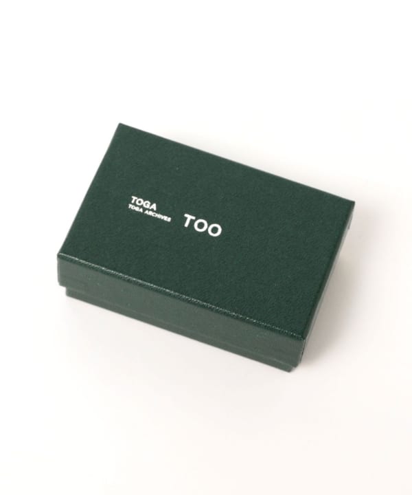 Ray BEAMS（レイ ビームス）TOGA TOO / METAL LEATHER BARRETTE SMALL