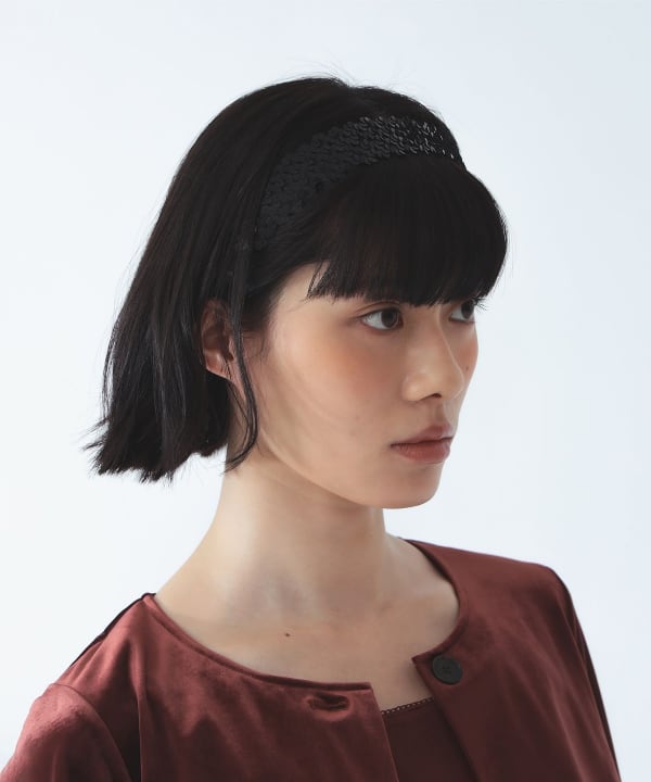 スパンコール ヘアバンド ※画像の商品はサンプルのため、実際の商品と仕様が異なります。