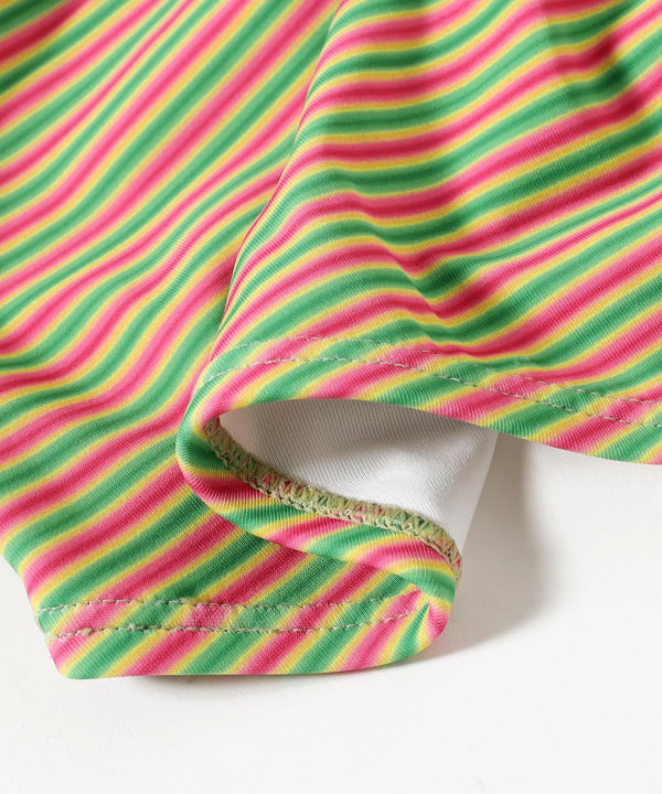 PISCESS / Flower Stripe One-Piece Swimsuit