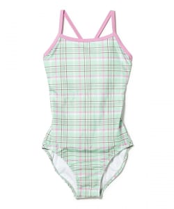 PISCESS / Plaid Check One-Piece Swimsuit
