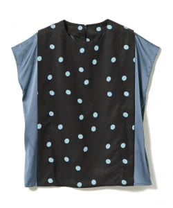 CAROLINA GLASER / ドット 配色ブラウス