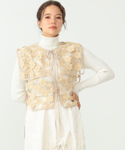 CAROLINA GLASER / フラワーレース ベスト
