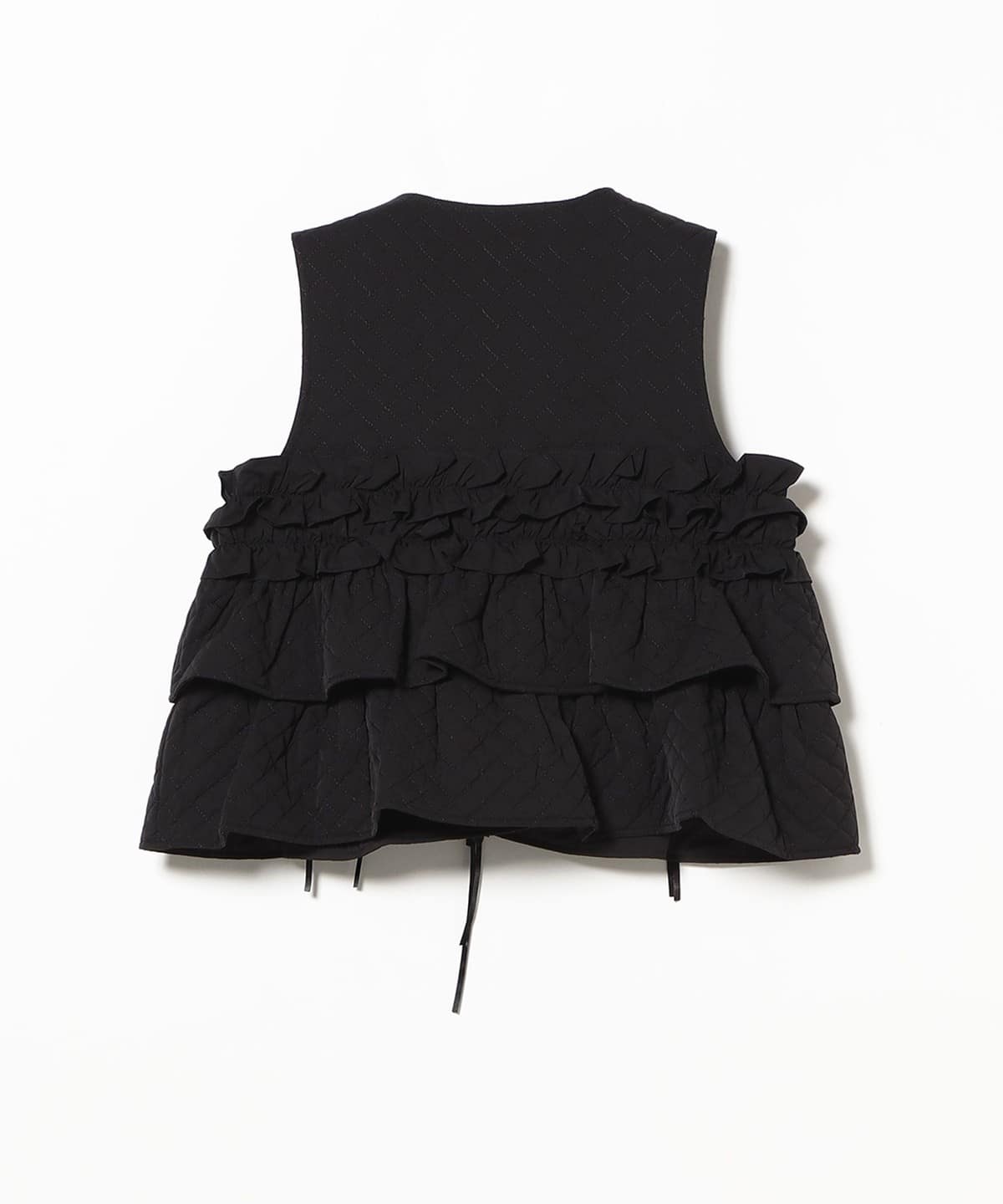 CAROLINA GLASER（カロリナ グレイサー）リボンキルティング ベスト