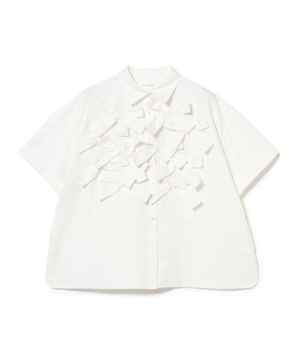 CAROLINA GLASER（カロリナ グレイサー）コットン リボン ショート  