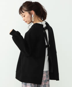 CAROLINA GLASER / バックオープン スウェット