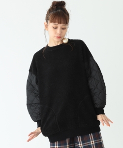 CAROLINA GLASER / 袖キルティング プルオーバー