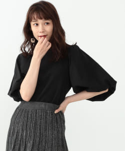 CAROLINA GLASER / 異素材 ボリューム袖 カットソー