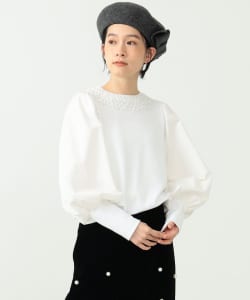 CAROLINA GLASER / 異素材ボリューム プルオーバー