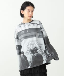 CAROLINA GLASER / 総プリント ロングＴシャツ