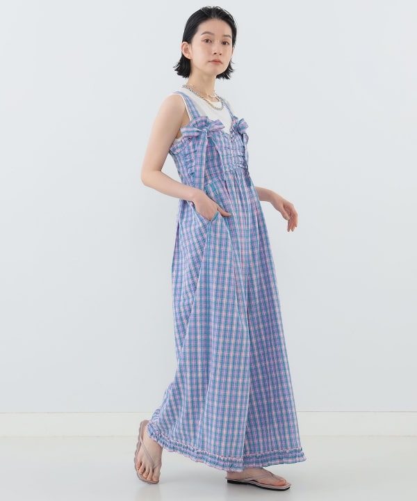 CAROLINA GLASER（カロリナ グレイサー）フリル デニムパンツ