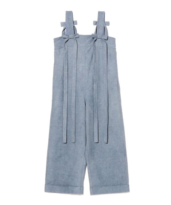 CAROLINA GLASER（カロリナ グレイサー）ロングリボン サロペット